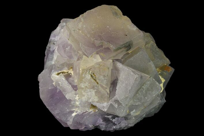 Fluorescent Cubic Fluorite Crystal Cluster - China #139120